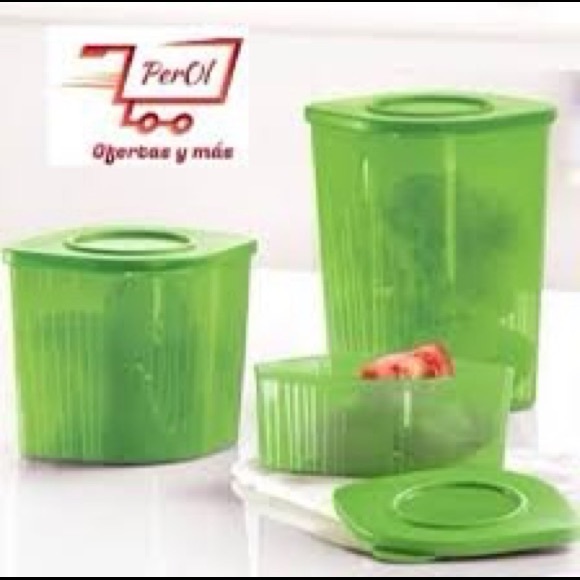 Tupperware Fresh N Cool Refrigerator Storages Set - Picture 3 of 16
